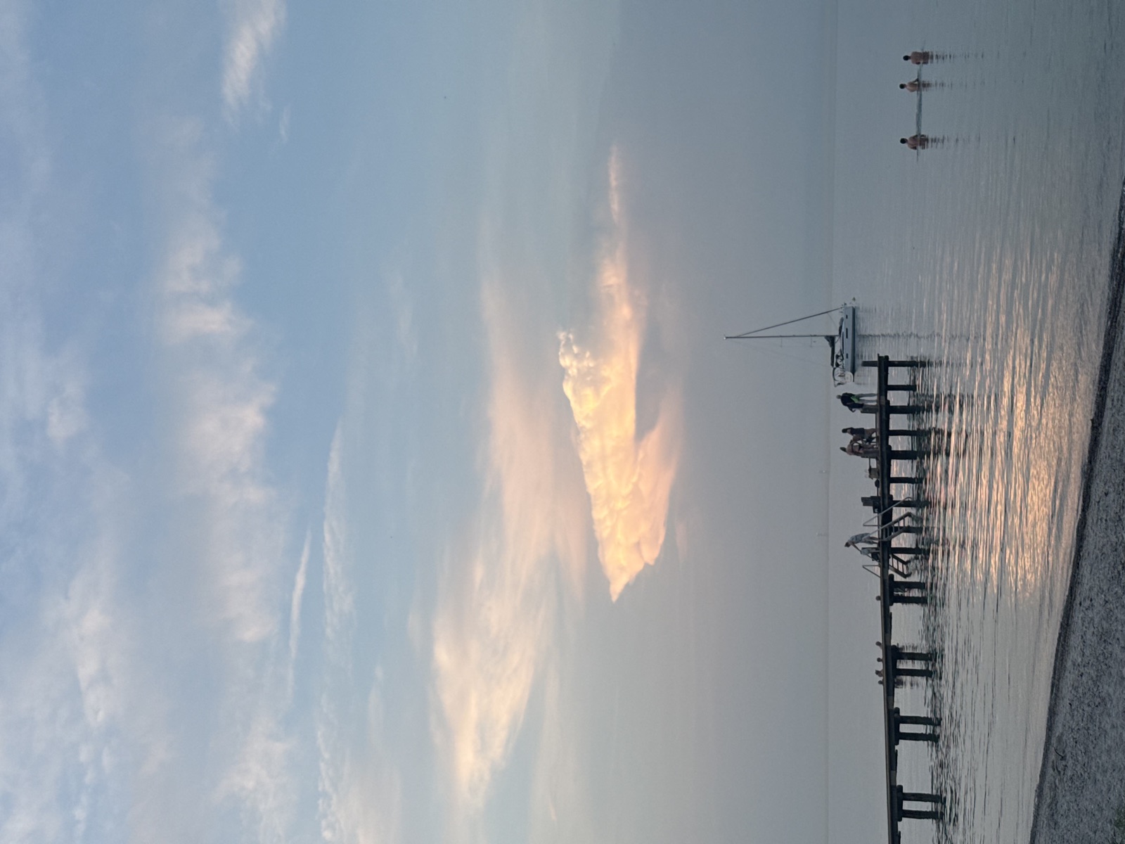 bid. Lundeborg — solnedgang ved Lundeborg Havn